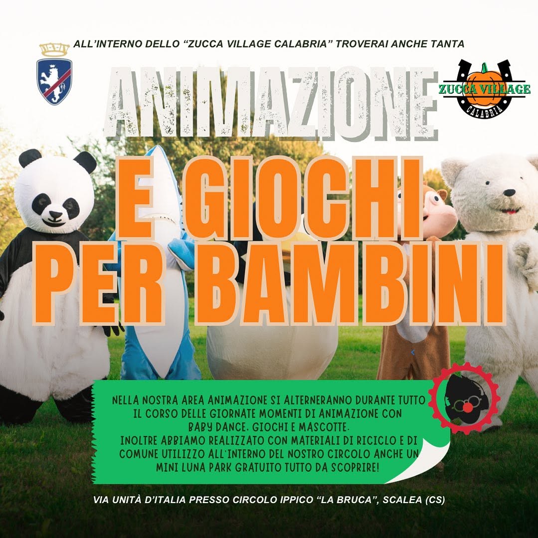 ZUCCA VILLAGE CALABRIA 2026 - PROMO SCUOLE